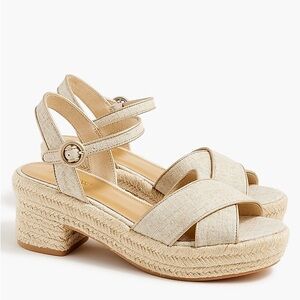 j crew platform espadrilles